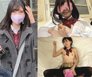 (再販)【JK・個撮】おちんちん赤面美少女 りこ18歳 巨根おじさんに初目隠しされてマン汁ダラダラ 連続ナマ交尾で中出し2回
