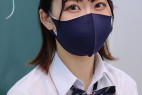 3年F組ゆかりちゃん!おっぱい大きめのキレカワ女子をガンガン突いて最後は赤く火照ったカラダに生外フィニッシュ!
