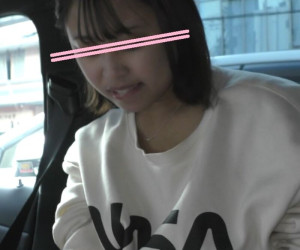 168㎝JDさん車内フェラ顔出編