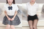 制服とスーツのコスプレ!中出し含む3発です!無