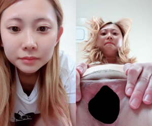 素人貧乳変態お姉さんのえちえちオナニー